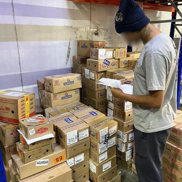 Cross docking de carga fracionada